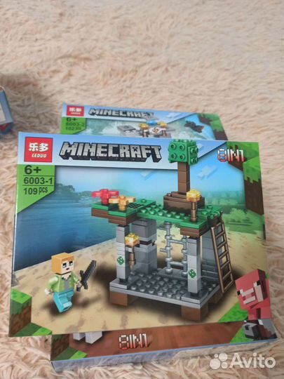 Конструктор майнкрафт новый