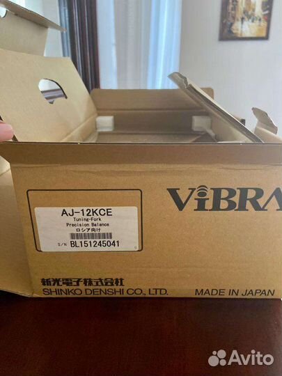 Весы лабораторные vibra AJ-12KCE Япония новые