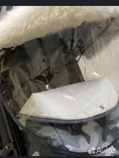 Санки коляска pikate compact military