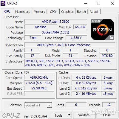 Игровой пк razen 5 3600 rx 5700 8gb