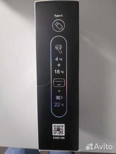 Беспроводные наушники Bloody M30 белые