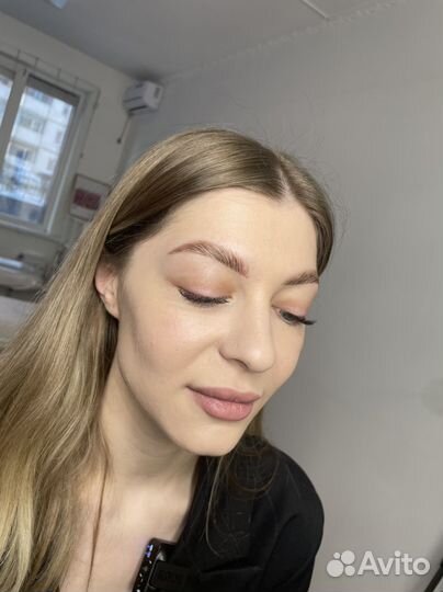 Окрашивание, долговременная укладка бровей