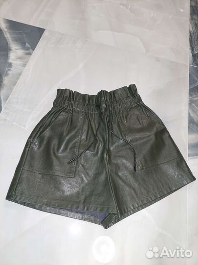 Шорты экокожа 38-42