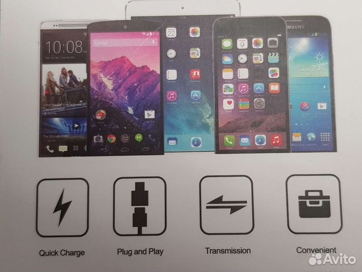 Фирменный OTG Адаптер (Монолит) microusb на USB