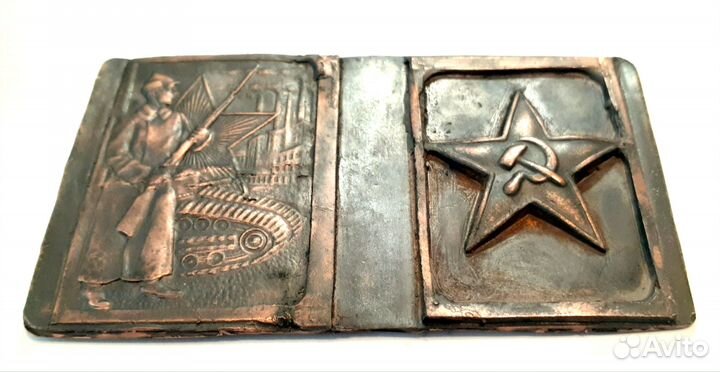 Заготовка спичечницы ркка Солдатское творч. 1930-е