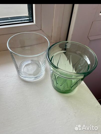 Стаканы IKEA, для свечей