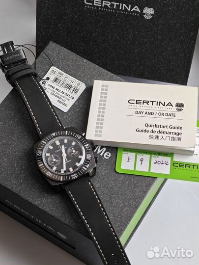 Часы Certina DS Chronograph C040.462.36.041.00