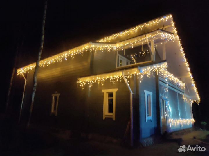 Гирлянда уличная Бахрома 