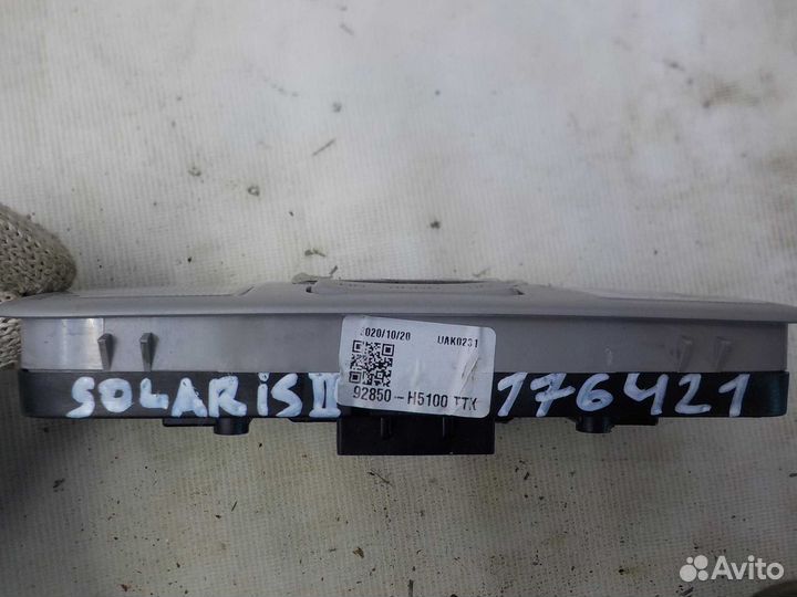 Плафон освещения салона hyundai solaris 2