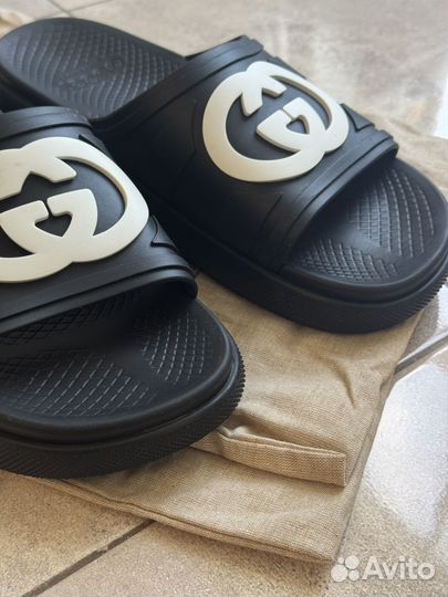 Шлепанцы gucci мужские