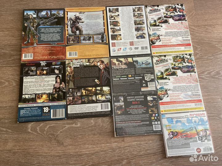 Компьютерные игры(диски) DVD для PC