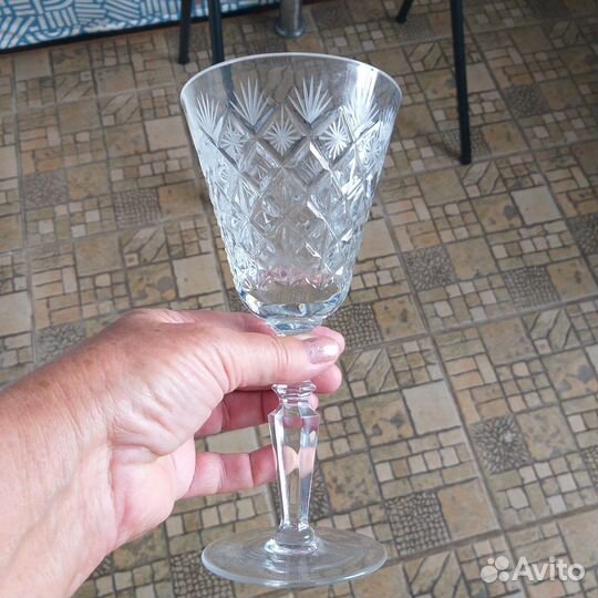 Фужеры хрустальные