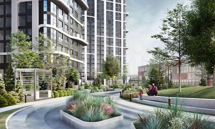 2-к. квартира, 73,4 м², 5/22 эт.