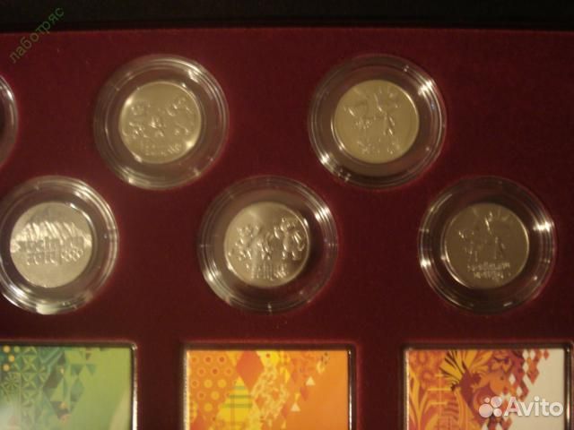 Сочи 2014 Шикарный полный набор во флокированном п