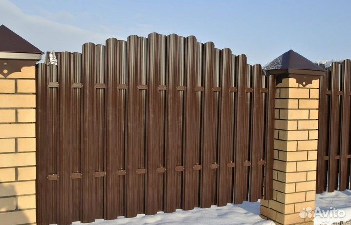 Металлический штакетник с доставкой