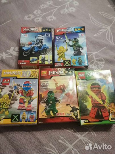 Наборы ninjago минифигурки