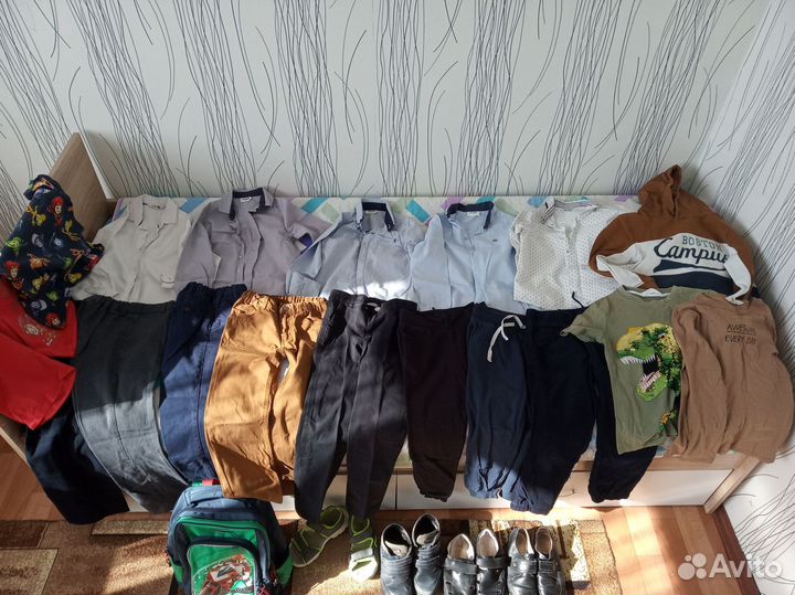 Вещи пакетом на мальчика, размер 128