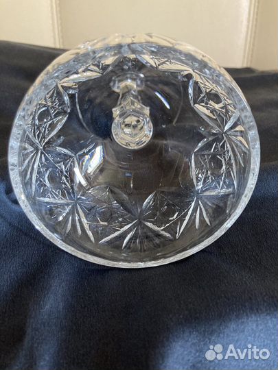 Фужер/креманка, винтаж, хрусталь, розетка