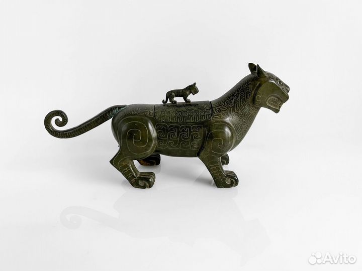 Антикварная курильница, Китай, бронза, XX век