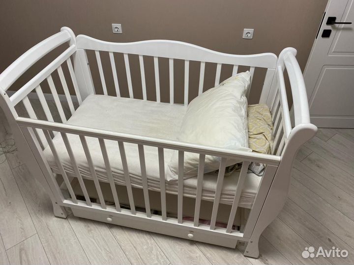 Кроватка детская 120 на 60 bambini moretti