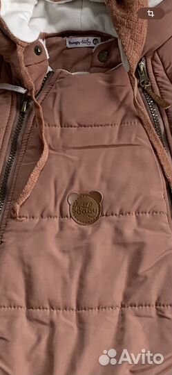 Зимний комбинезон bungly boo 80 и шапка 42-45