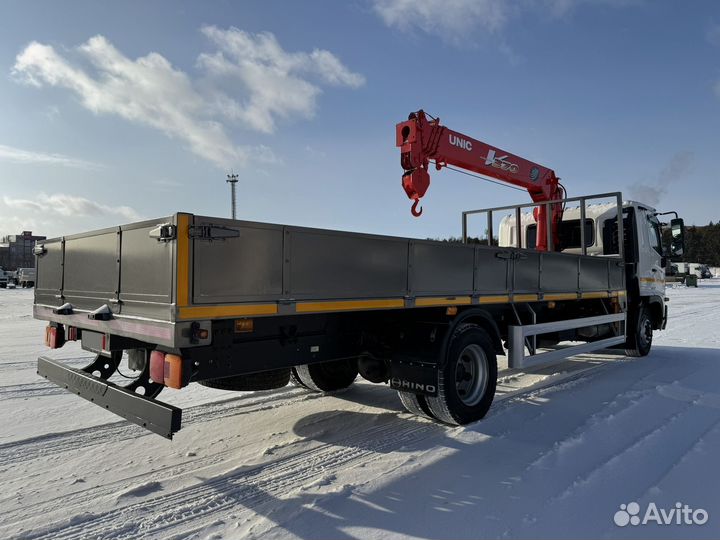 Бортовой грузовик Hino 500 (Ranger) с КМУ UNIC, 2012