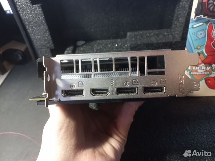 Видеокарта GeForce GTX 1660 super ventus XS OC 6GB