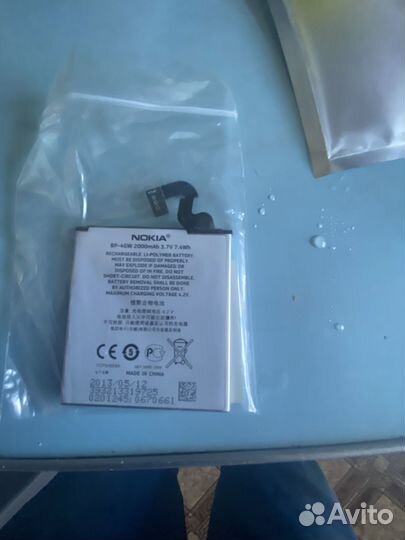 Аккумулятор на nokia 920