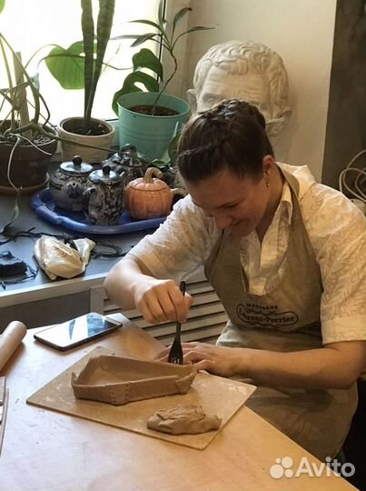 Мастер-класс по керамике,лепка из глины
