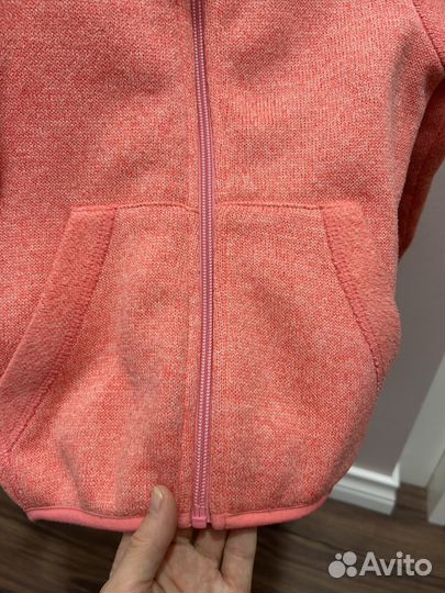 Кофта на молнии для девочки