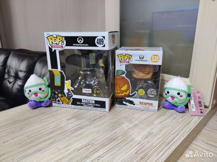 Эксклюзивные фигурки Funko Pop Overwatch+Игрушка