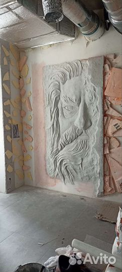 Барельеф. Роспись стен