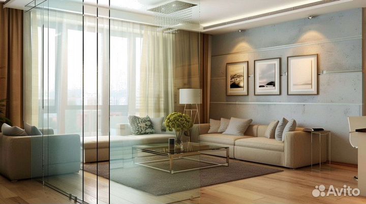 Перегородка стекло