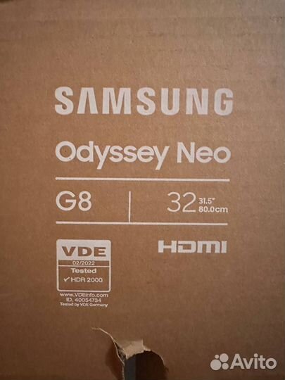 Новый+чек Игровой монитор Samsung odyssey neo G8