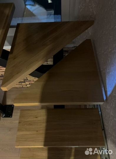 Обшивка ступеней Ясенем