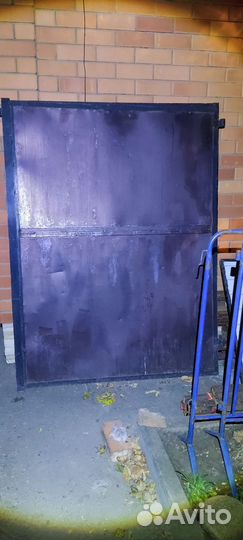 Ворота с калиткой металлические