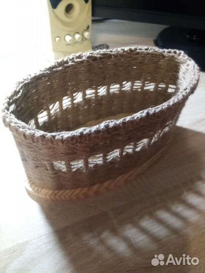 Корзина из джута