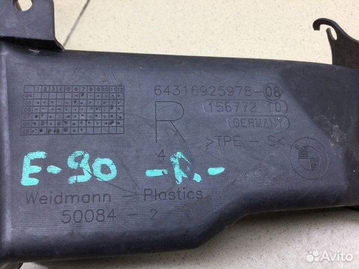 Водосток правый Bmw 3-Series E90 2005-2012