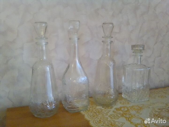 Штофы и графины для домашнего вина