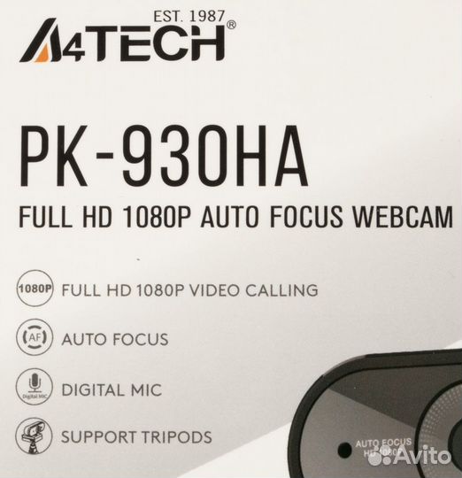 Веб-камера A4tech PK-930HA