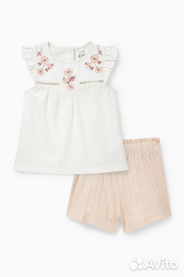 Костюм детский летний на девочку c&a 68 74
