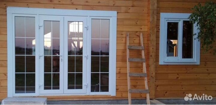 Входная дверь пластик