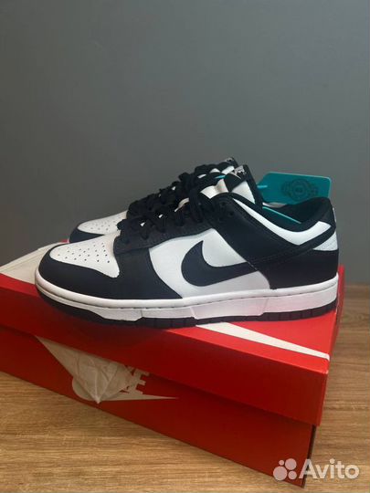 Кроссовки nike dunk black white