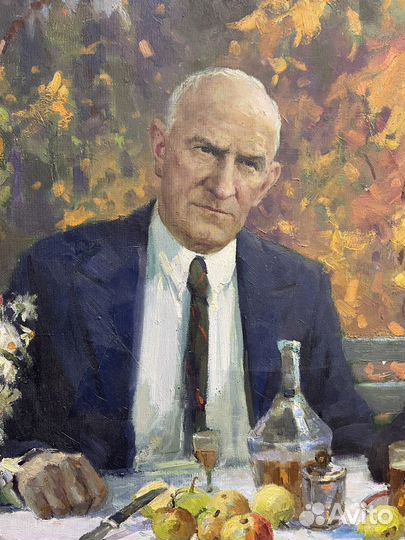 Портрет соцреализм 100*80 см. холст