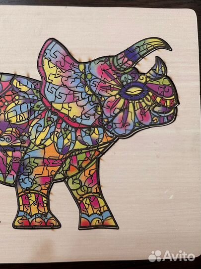 Картина пазл из дерева