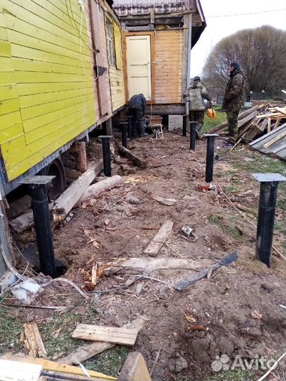 Винтовые сваи под ключ Фундамент на винтовых сваях