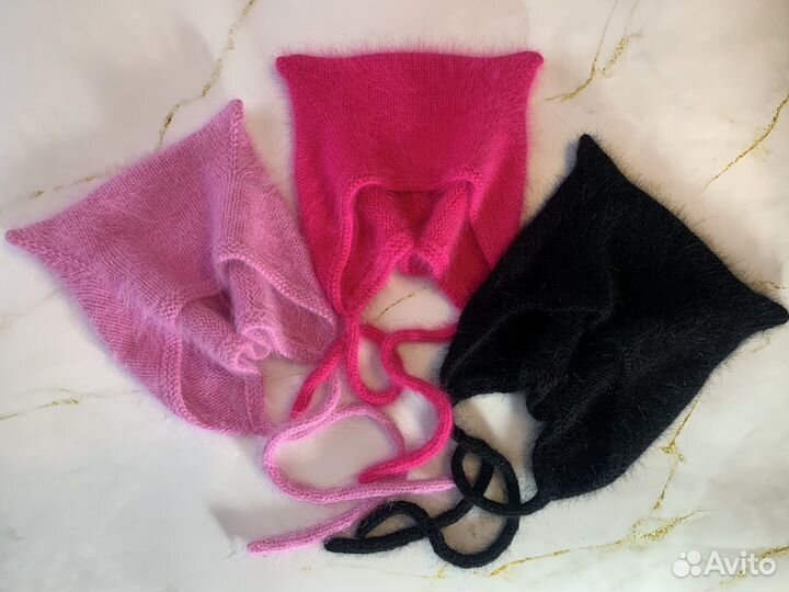 Чепчик с ушками на заказ и в наличии