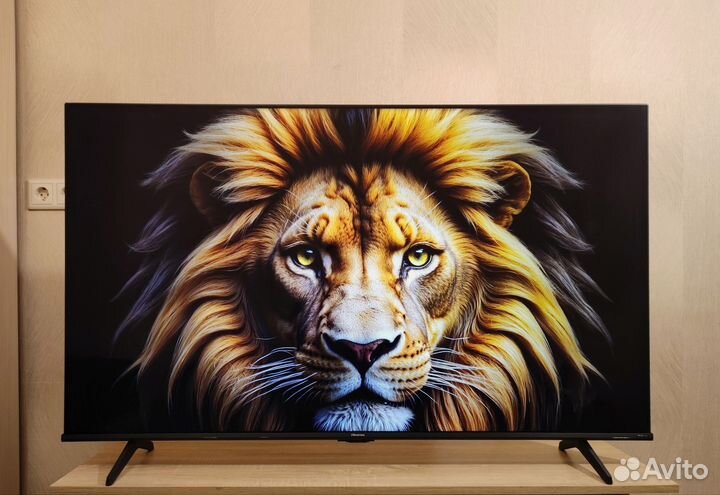 Большой 4K Hisense 140см SMART Wi-Fi голос 2023