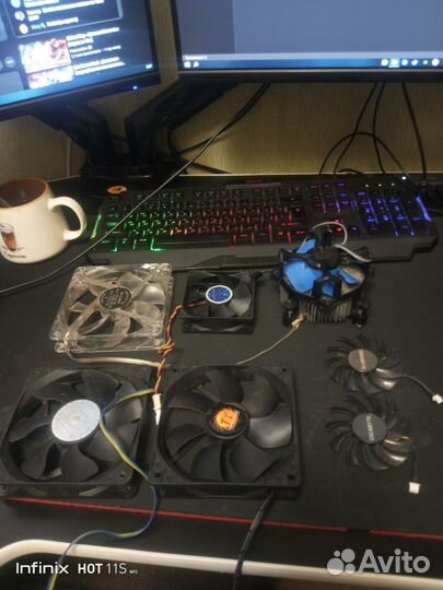 Кулеры и вентиляторы для пк и видеокарт