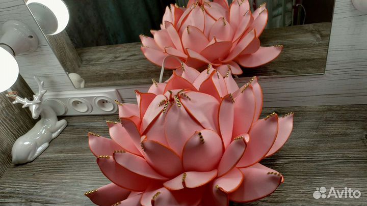 Ночник Лотос. Ручная работа